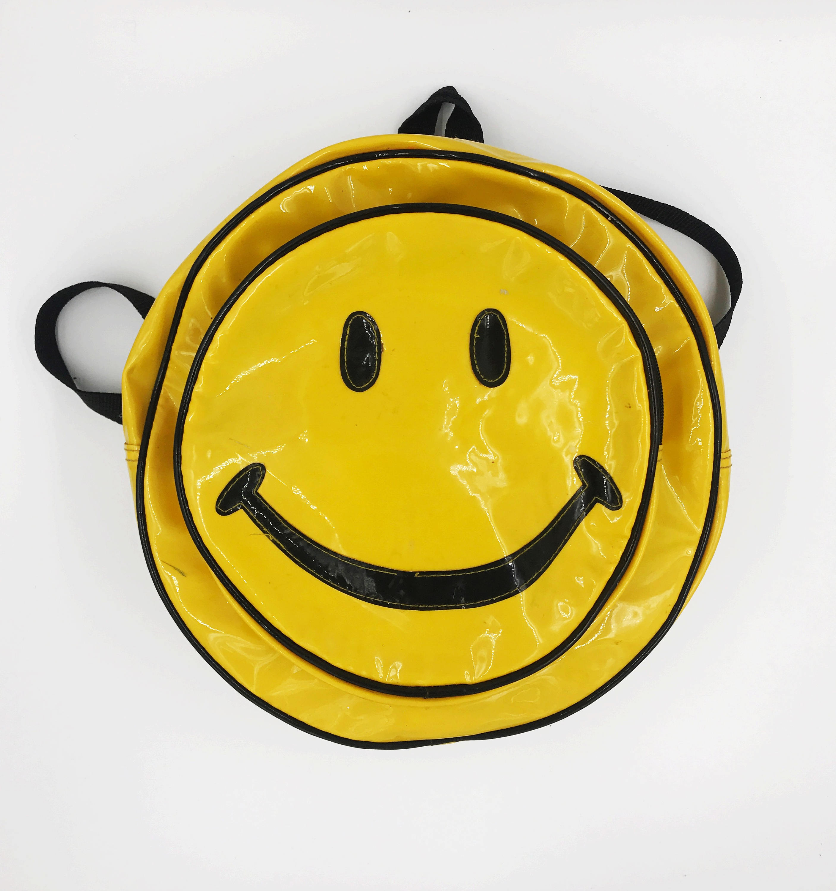 smiley face backpack 90s