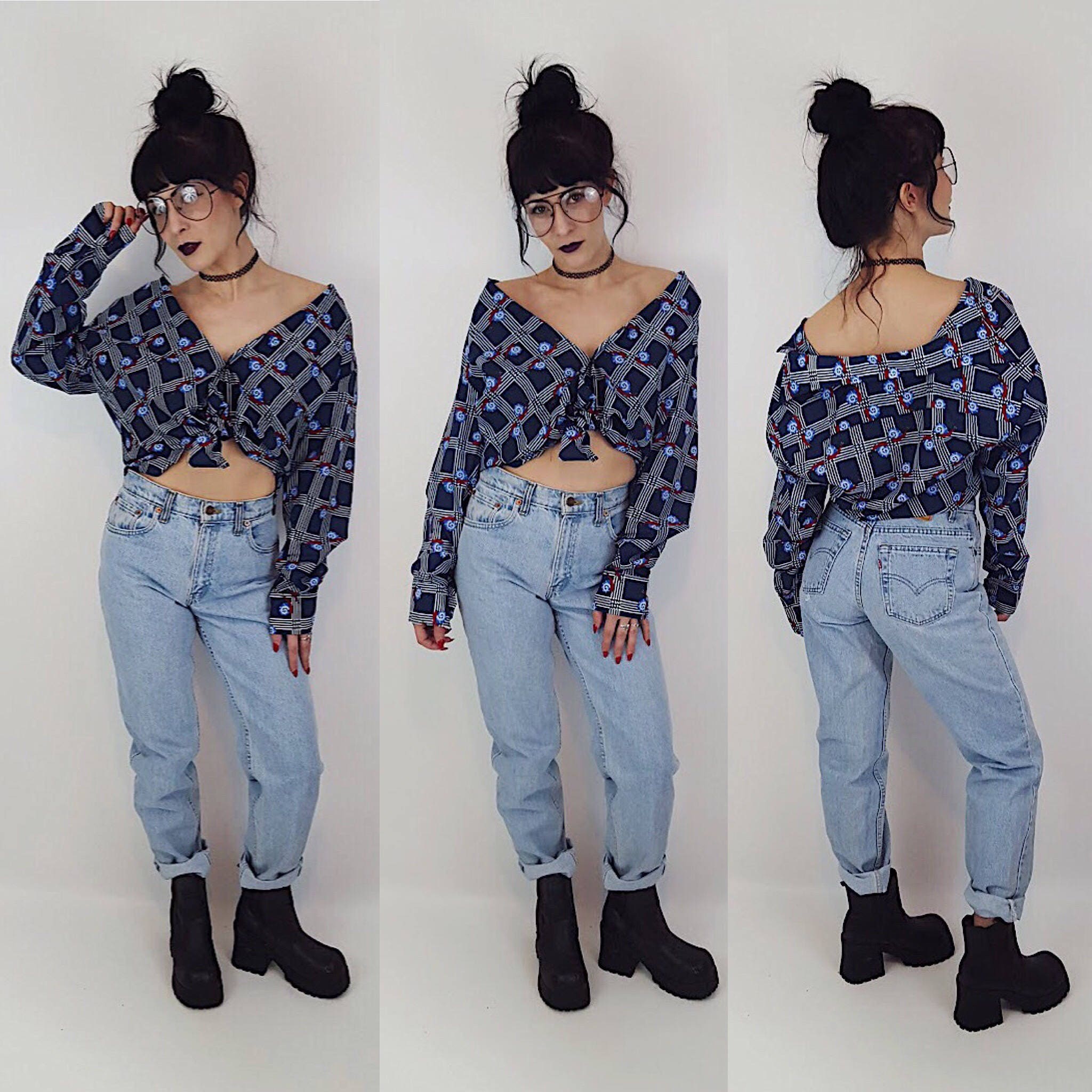 size 6 high waisted jeans