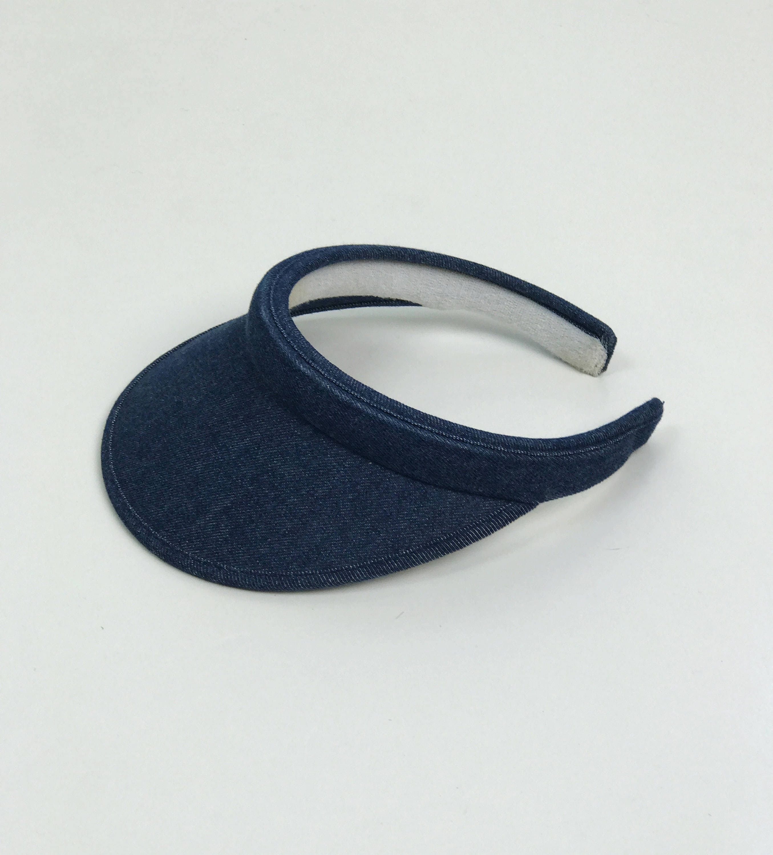 90's Denim Sun Visor Beach Hat Grunge 