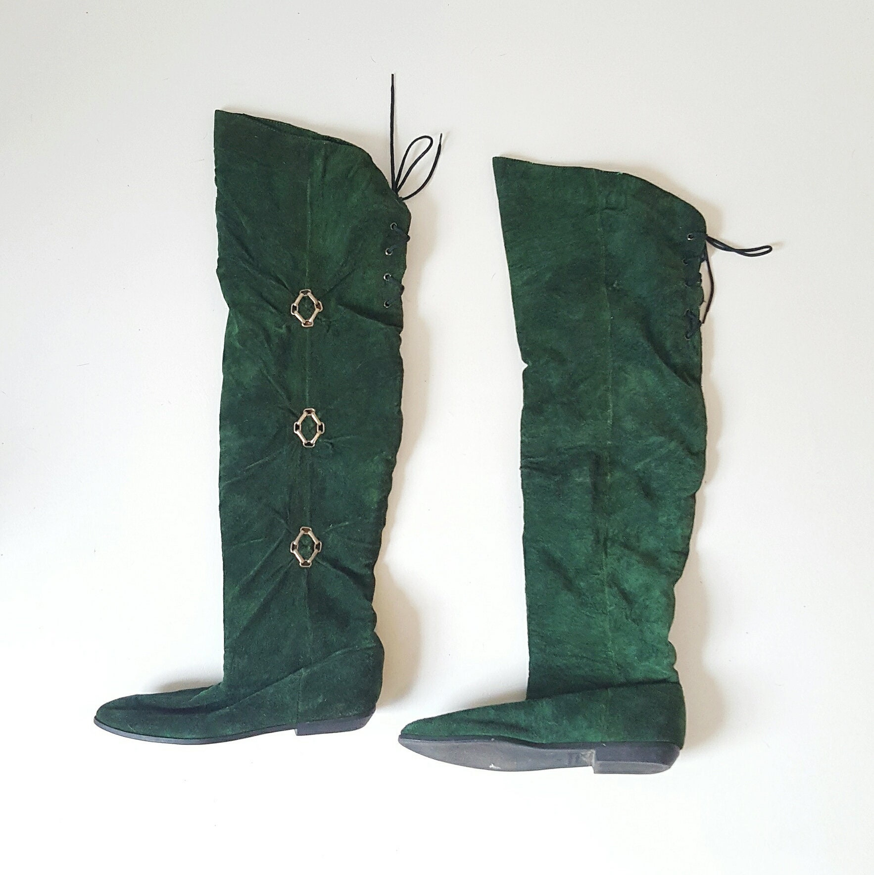 forest green boots womens