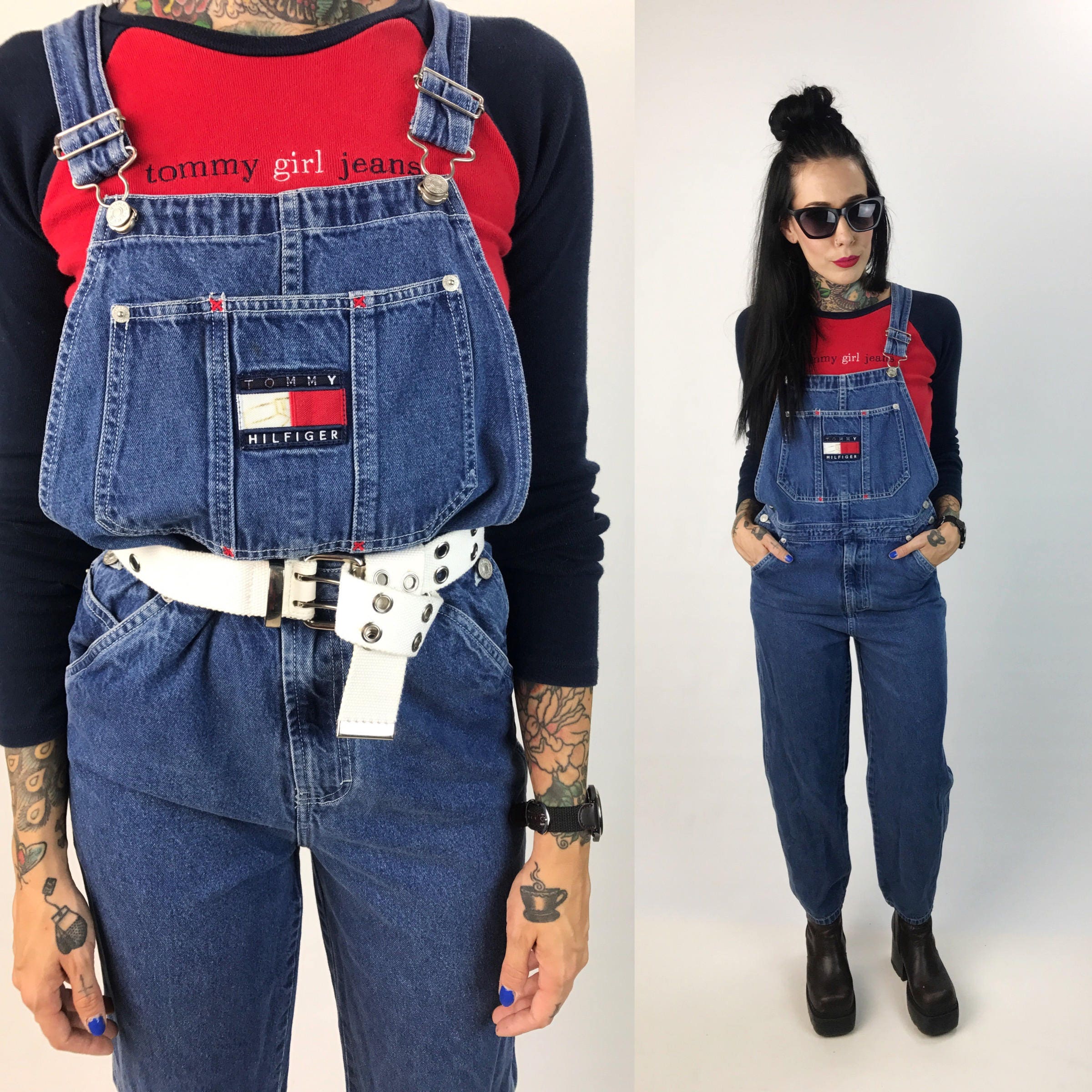 tommy hilfiger womens dungarees