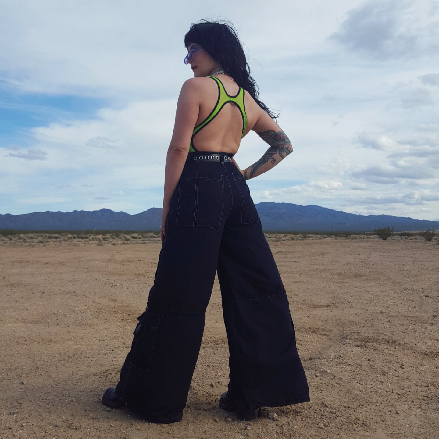 wide leg skater pants
