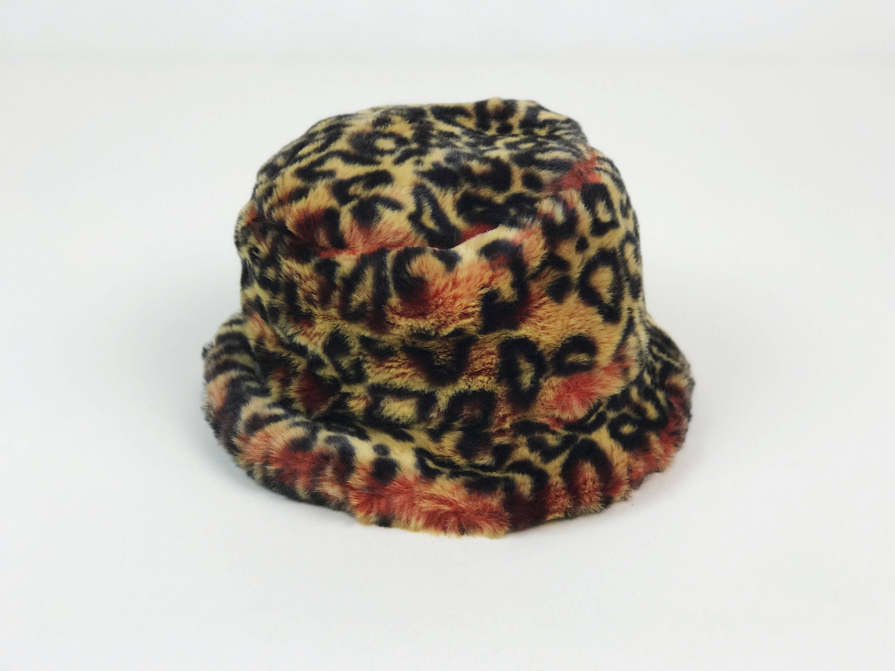 cheetah print bucket hat