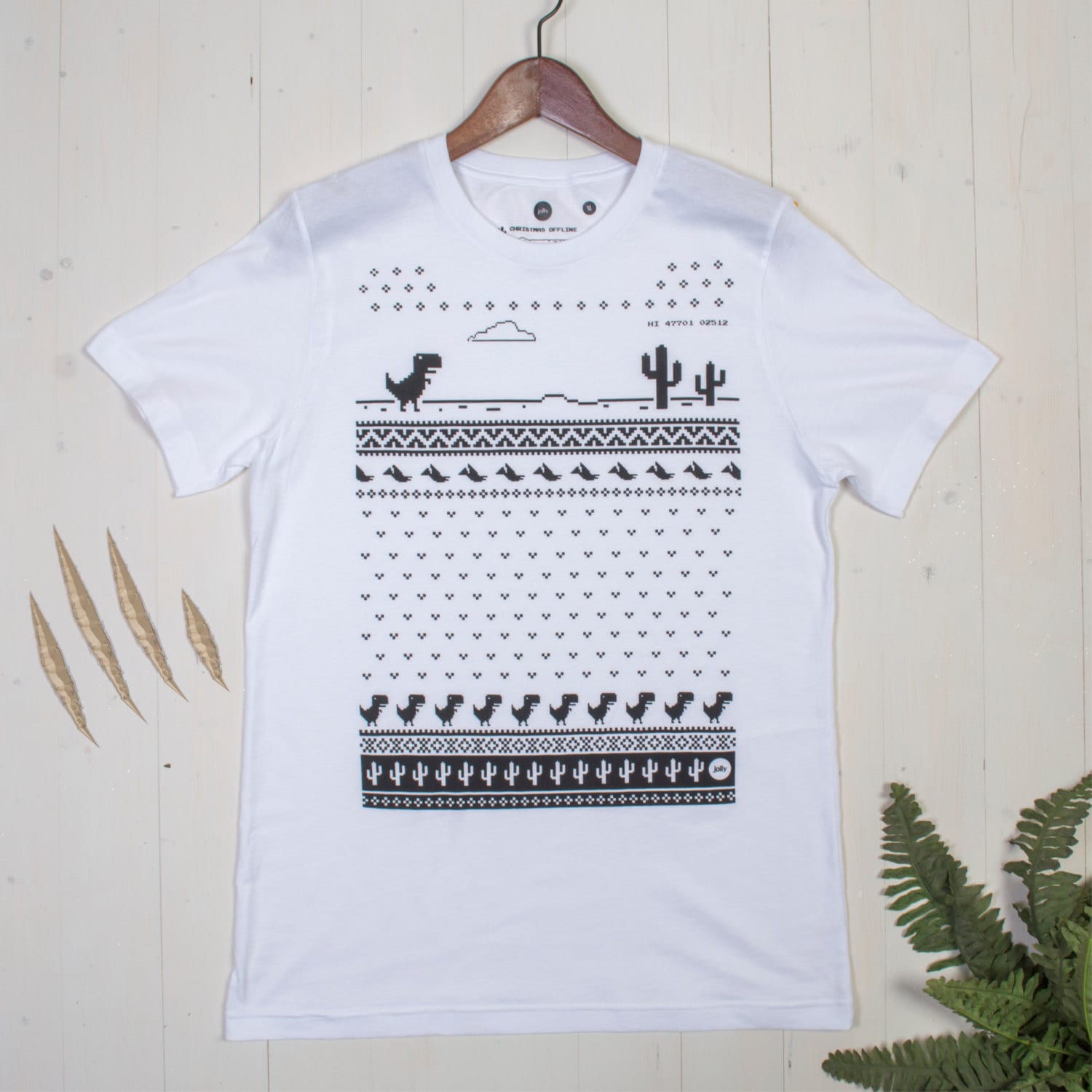 Google Offline Dinosaur Game Essential T-Shirt for Sale by DannyAndCo