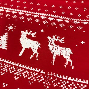 Womens Festive Christmas T-shirt / Reindeer shirt / Xmas reindeer tee / Long sleeve tshirt / Christmas jumper alternative / Gift for her image 5