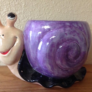 Snail planter