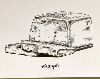 Scrapple, Philly Food - Print