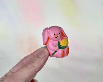 Pink Bunny Magnet