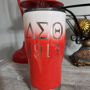 Delta Sigma Theta custom(HOGG/OZARK) stainless steel tumbler