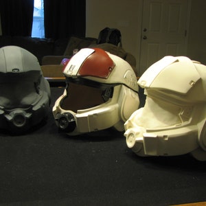 Halo 4, Infinity marine, inspired fan made helmet RAW UNFINISHED CASTING. image 3