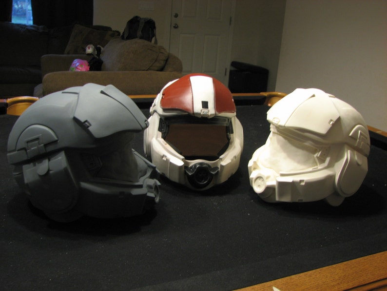 Halo 4, Infinity marine, inspired fan made helmet RAW UNFINISHED CASTING. image 2
