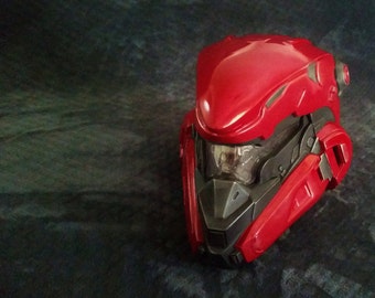 Anubis helmet casting.
