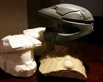 Fan made, Halo 4 & 5  multiplayer, Mark VI,  Gen 1, master chief helmet casting.