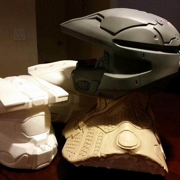 Fan made, Halo 4 & 5  multiplayer, Mark VI,  Gen 1, master chief helmet casting.