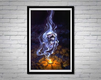 Goosebumps Return to Ghost Camp Book Cover Art Poster