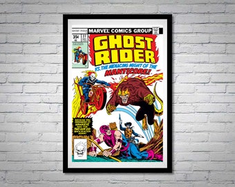 Ghost Rider Issue 27 Comic Book Poster Manticore Hawkeye Two-Gun Kid