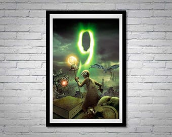 9 Movie Poster Tim Burton Elijah Wood John C. Reilly Jennifer Connelly