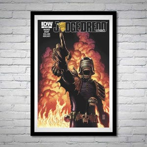 Judge Death Judge Dredd Classic Comic book Cover Poster