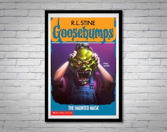 Goosebumps The Haunted Mask Book Cover Poster