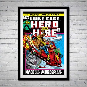 Luke Cage Hero for Hire Issue 3 Comic Book Poster Mace