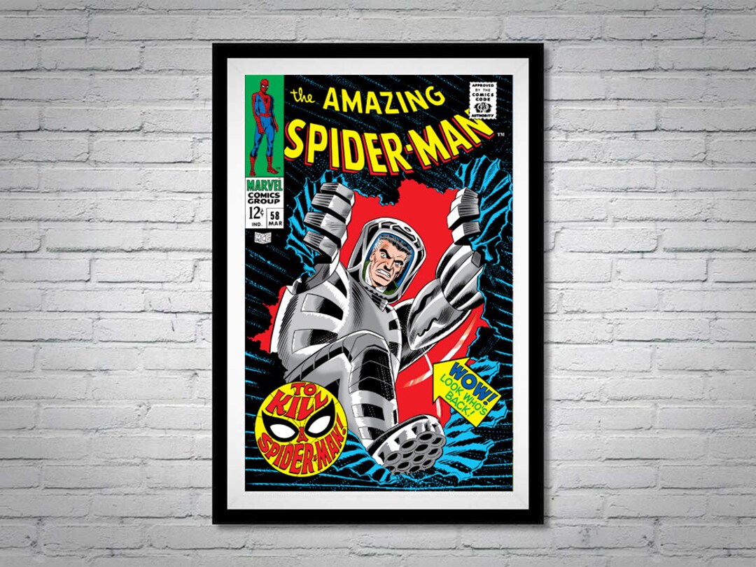 The Amazing Spider-man Comic Book Poster Issue 58 J. Jonah