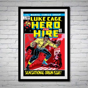 Luke Cage Hero for Hire Issue 1 Comic Book Poster