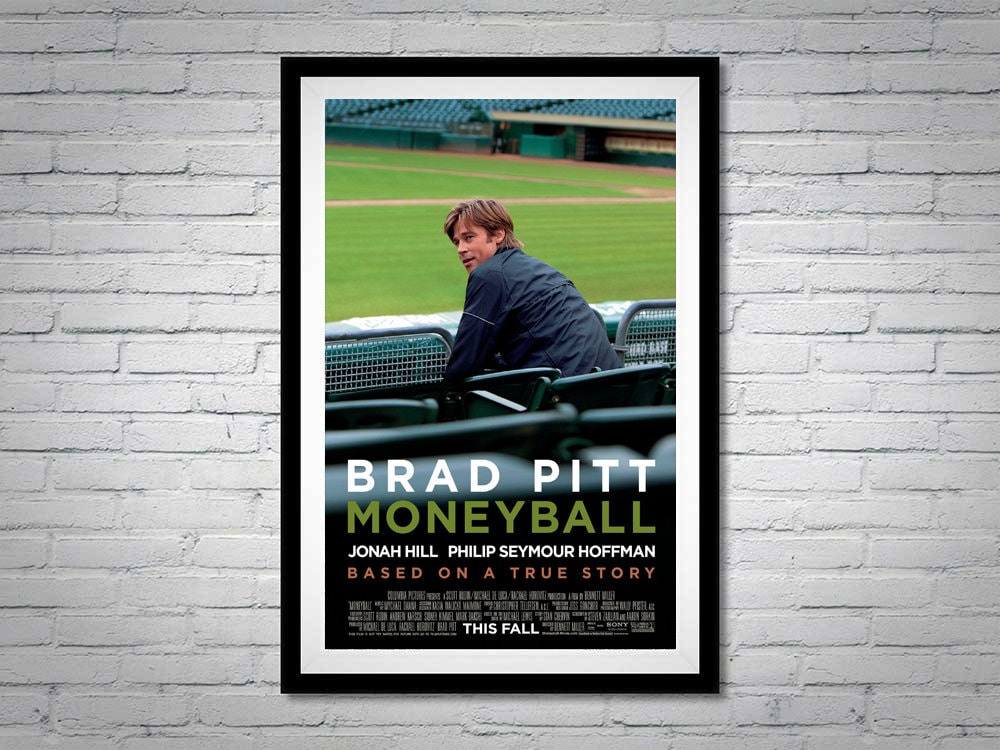 Moneyball Movie Poster Brad Pitt Jonah Hill Money Ball Etsy moneyball-movie-poster-brad-pitt-jonah-hill-money-ball-etsy