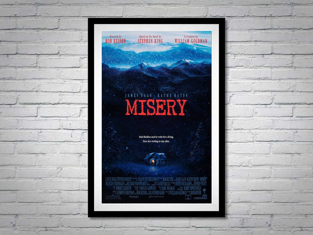 Misery Movie Poster James Caan Kathy Bates - Etsy