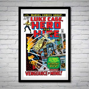 Luke Cage Hero for Hire Issue 2 Comic Book Poster Diamond Back
