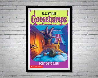 Goosebumps Don't Go To Sleep Book Cover Poster