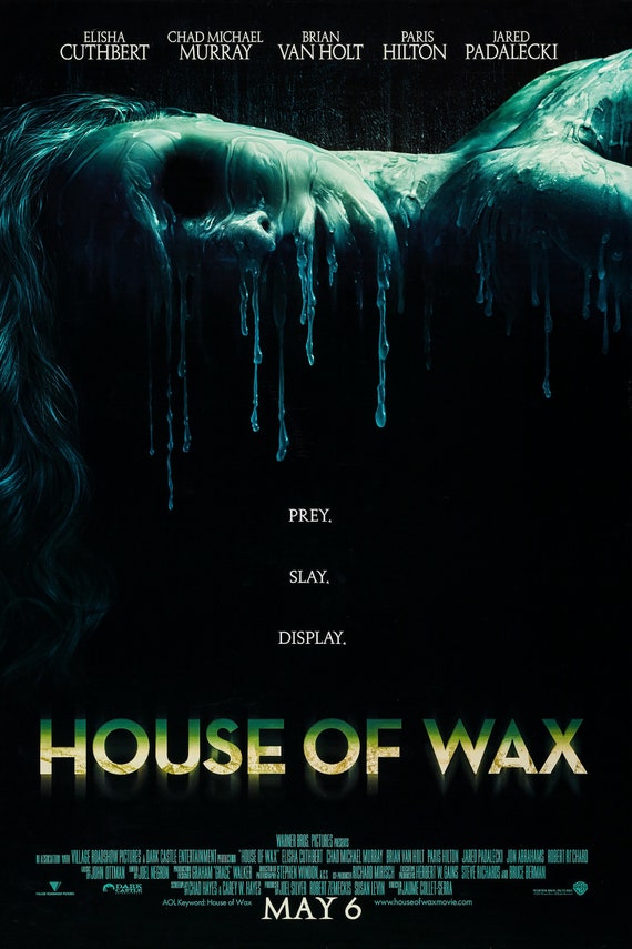 House of Wax Movie Poster Elisha Cuthbert Chad Michael Murray