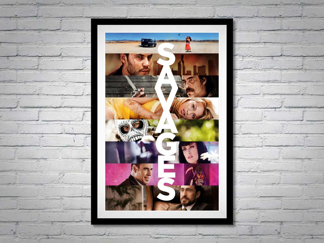 Savages Movie Horizontal Poster Blake Lively Salma Hayek John Travolta -  Etsy, image size:1080x810