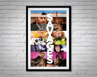 Savages Movie Horizontal Poster Blake Lively Salma Hayek John Travolta