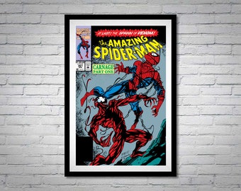 Póster del cómic Carnage del número 361 de El Sorprendente Hombre Araña