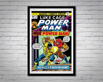Póster del cómic Luke Cage Power Man número 21 Killer With My Name