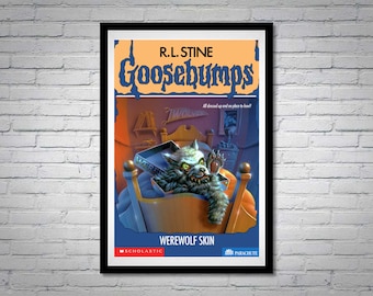 Goosebumps Werewolf Skin Book Cover Art Poster