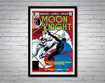 Moon Knight Issue 9 Comic Book Poster Destroyed
