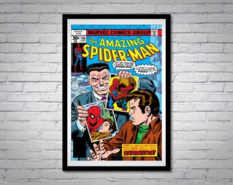 The Amazing Spider-Man Issue 169 Comic Book Poster Confrontation