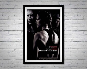 Póster de la película Million Dollar Baby de Clint Eastwood y Hilary Swank