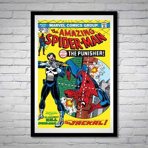 The Amazing Spider-Man Issue 129 Comic Book Poster Punisher First Appearance