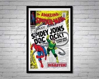 The Amazing Spider-Man Comic Book Poster Issue 56 Doctor Octopus
