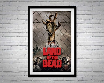 Land of the Dead Hand Movie Poster Zombie George A. Romero