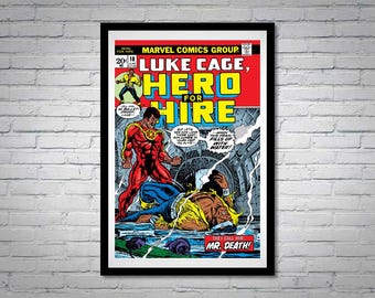 Luke Cage Hero for Hire Issue 10 Comic Book Poster Dr. Death