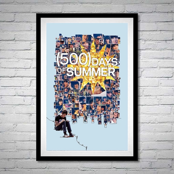 500 Days of Summer Movie Poster Tom Hansen Joseph Gordon-Levitt Summer Finn Zooey Deschanel