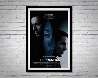 The Prestige Movie Poster Hugh Jackman Christian Bale Scarlett Johansson