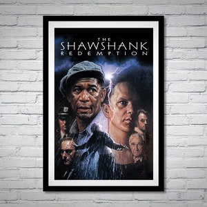 The Shawshank Redemption Movie Poster Tim Robbins Morgan Freeman