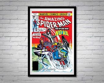 The Amazing Spider-Man Issue 171 Comic Book Poster Nova Photon