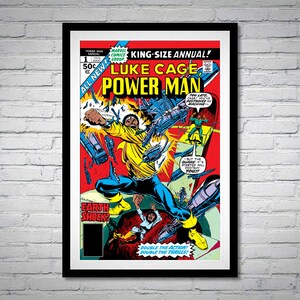 Luke Cage Power Man Issue 1 Comic Book Poster Giant Size
