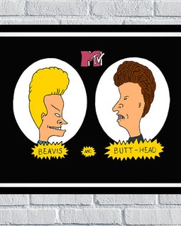 Beavis and Butt-head TV Show Poster - Etsy