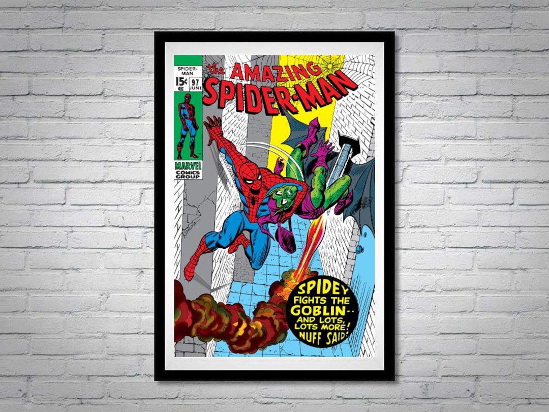The Amazing Spider-man Issue 97 Green Goblin Headlock Comic Book